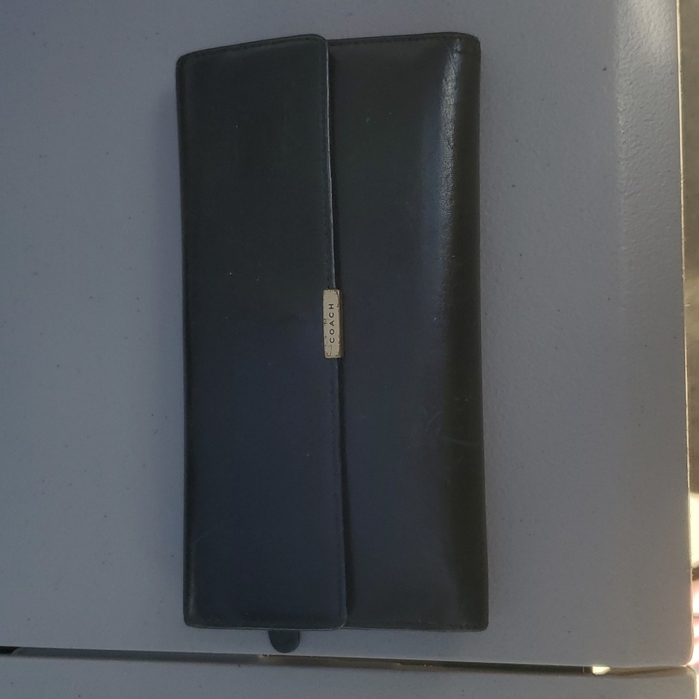 Coach leather wallet